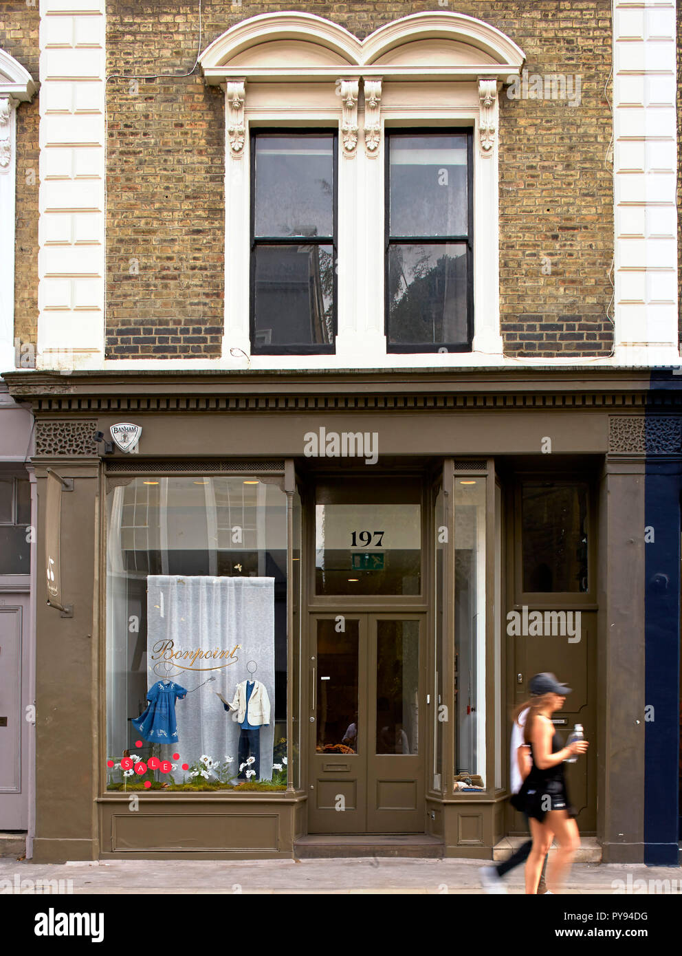 Einzelhandel in Notting Hill. Architektonischen Bestand, London, Vereinigtes Königreich. Architekt: NA, 2017. Stockfoto