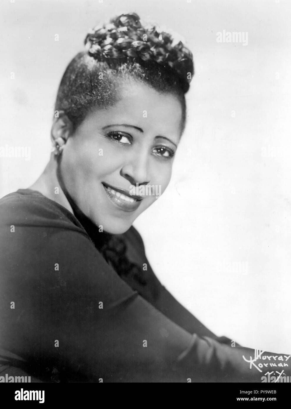NELLIE LUTCHER (1912-2007) afro-amerikanischen R&B und Jazz Sängerin Stockfoto