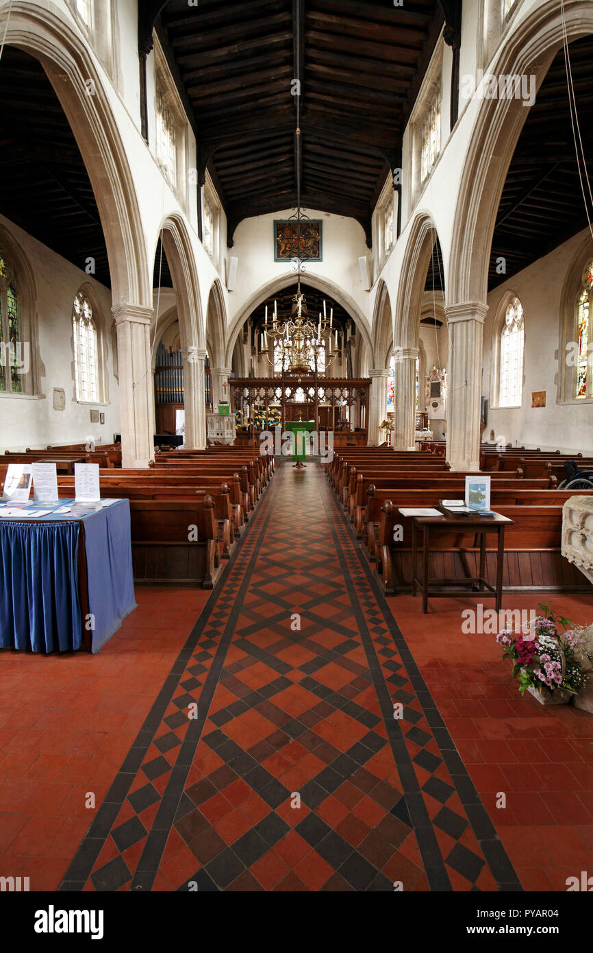 Der hl. Laurentius Kirche, Shelley's Schließen, Lechlade-on-Thames, Gloucestershire. UK. Stockfoto