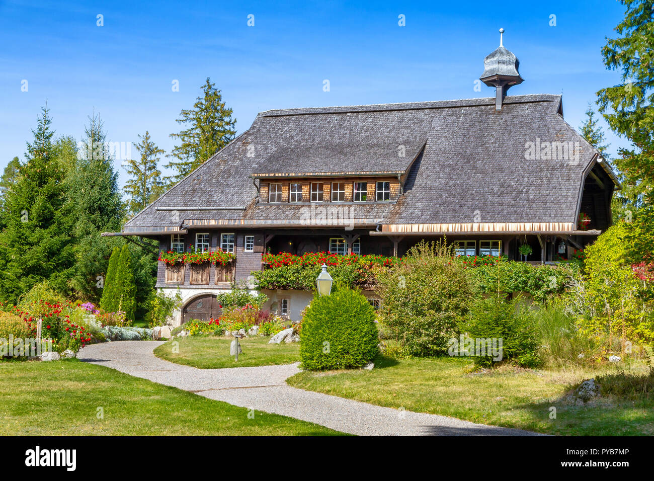 Altes Haus im Schwarzwald (Schwarzwald) in der Nähe von Rothaus, Deutschland Stockfoto