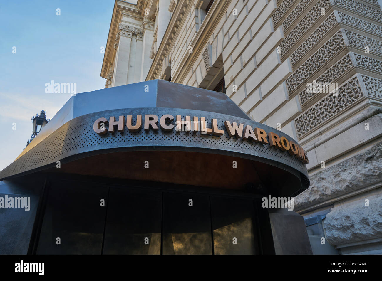 Churchill War Rooms in London Stockfoto