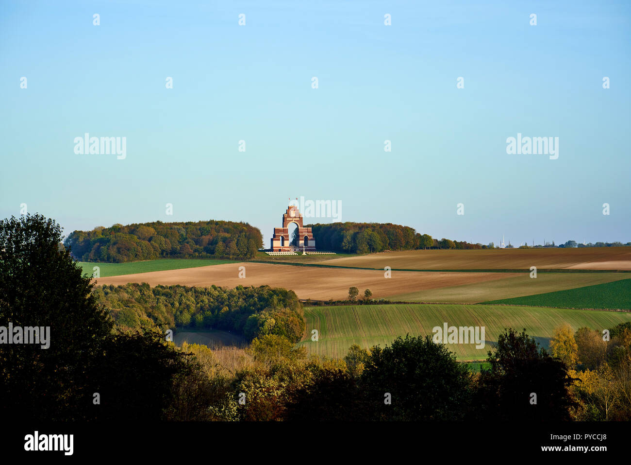 Denkmal für die Fehlende an Thiepval in Frankreich Stockfoto