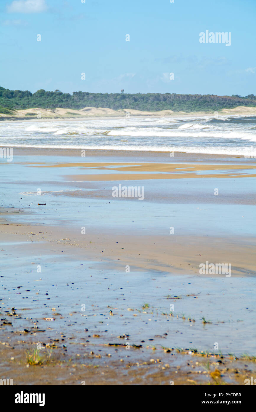 Playa Grande in Santa Teresa Nationalpark, Rocha, Uruguay Stockfoto