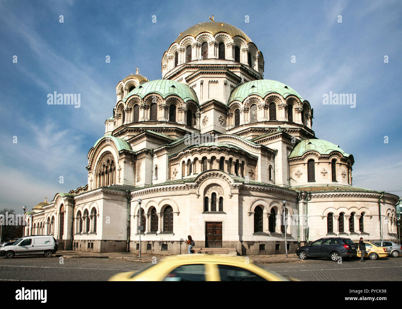 Die Alexander-Newski-Kathedrale in Sofia, Bulgarien Stockfoto