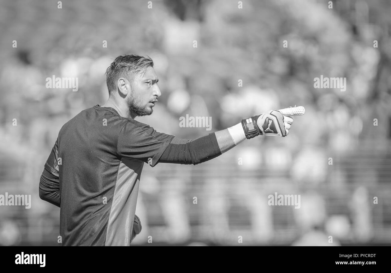 Der AC Mailand und der Italienischen Torwart Gianluigi Donnarumma Stockfoto