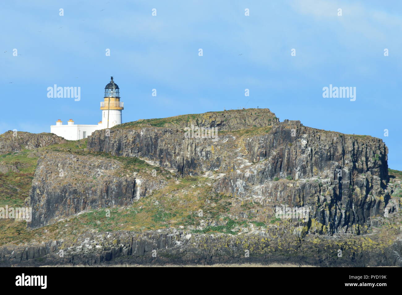 Fidra Leuchtturm Stockfoto