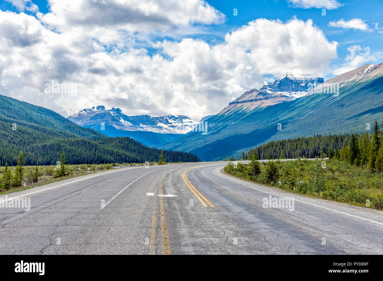 Icefield Parkway, Jasper National Park, Alberta, Kanada Stockfoto
