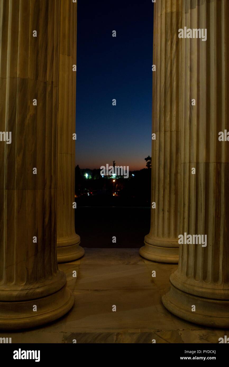 Das zappeion ist ein Gebäude in der Nationalen Gärten von Athen im Herzen von Athen Stockfoto Das zappeion ist ein Gebäude in der Nationalen Gärten von Athen im Herzen von Athen Stockfoto