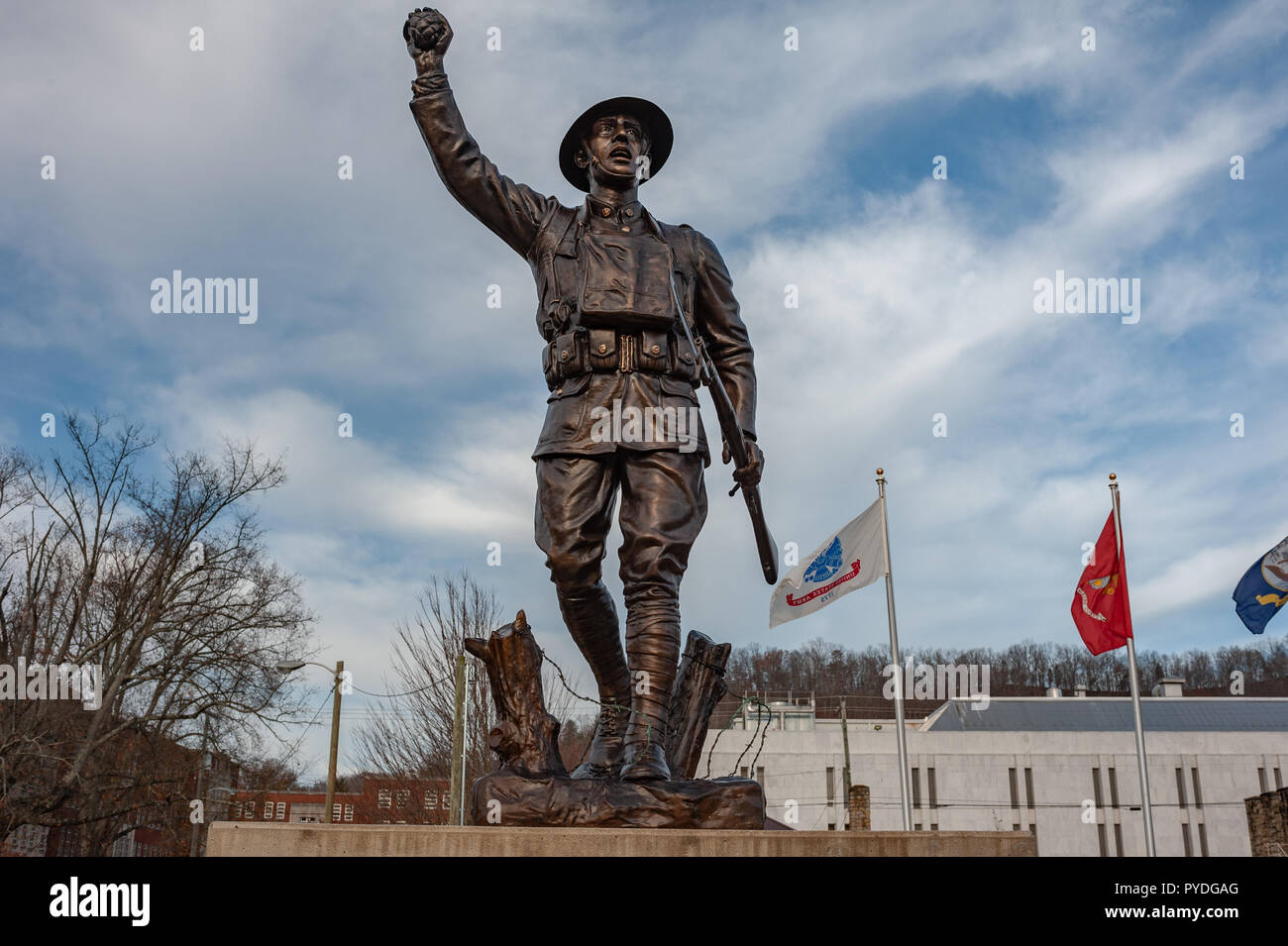 Weltkrieg Doughboy Statue Stockfoto
