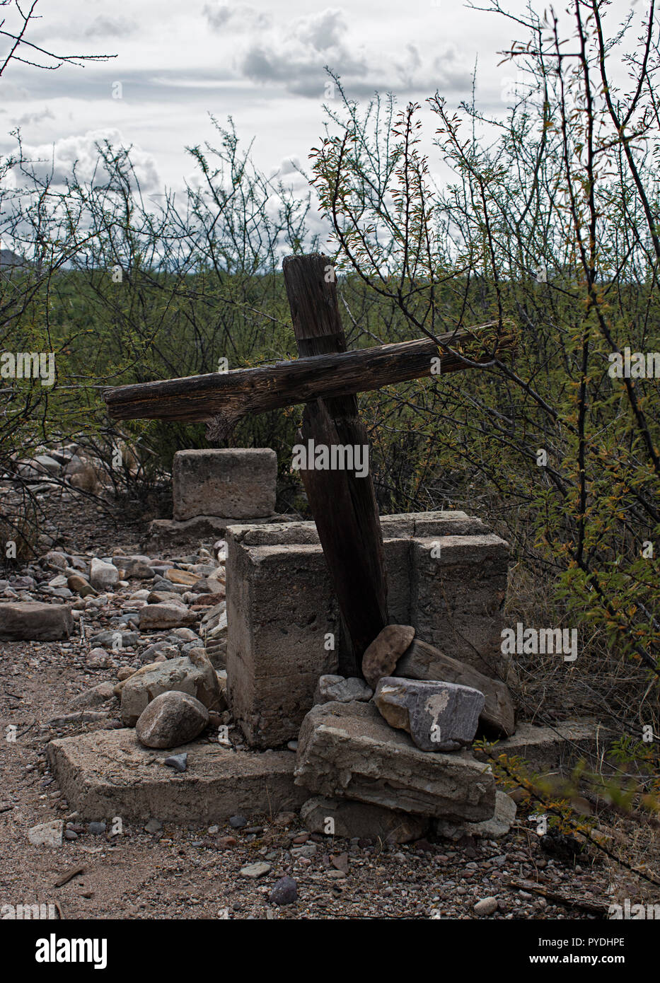 Fairbank Friedhof. Cochise County, Arizona. USA Stockfoto