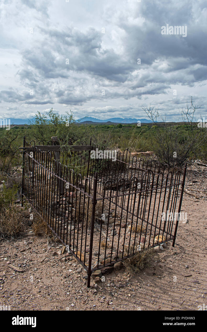 Fairbank Friedhof. Cochise County, Arizona. USA Stockfoto
