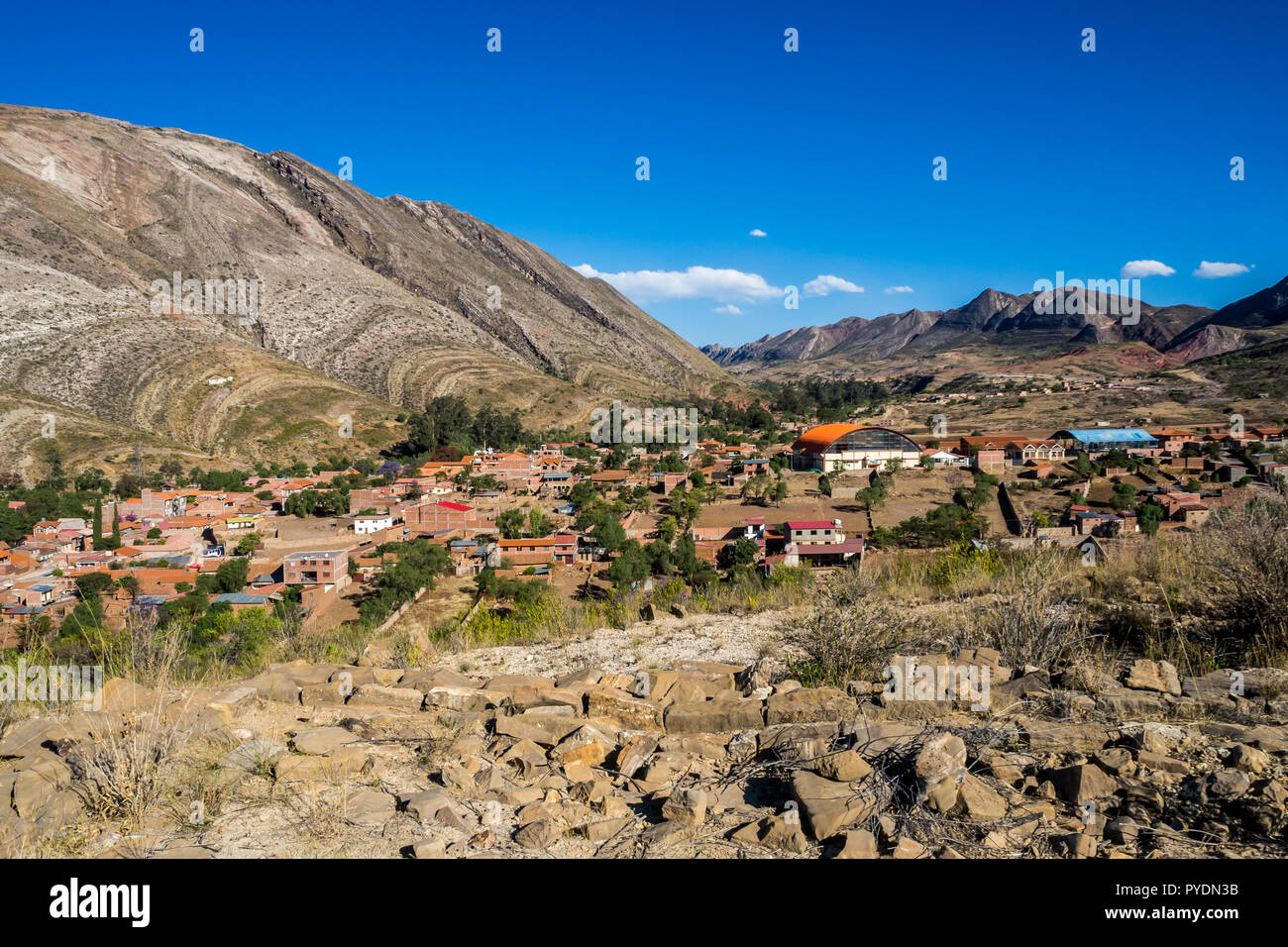 Citysacpe von Toro Toro in Bolivien. Der Anden in der Nähe des Canyon Stockfoto Citysacpe von Toro Toro in Bolivien. Der Anden in der Nähe des Canyon Stockfoto