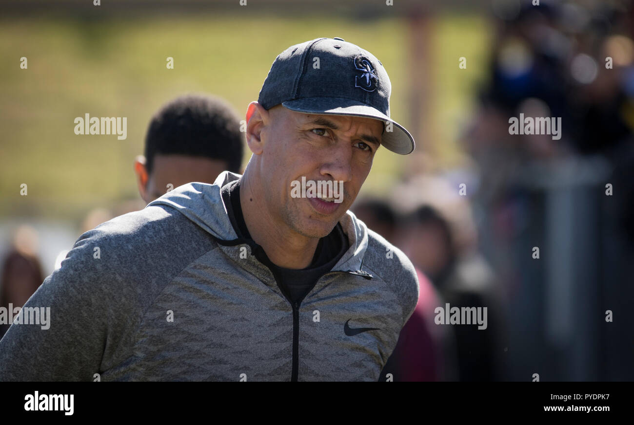 Ehemalige Sacramento Kings Guard Doug Christie Stockfoto