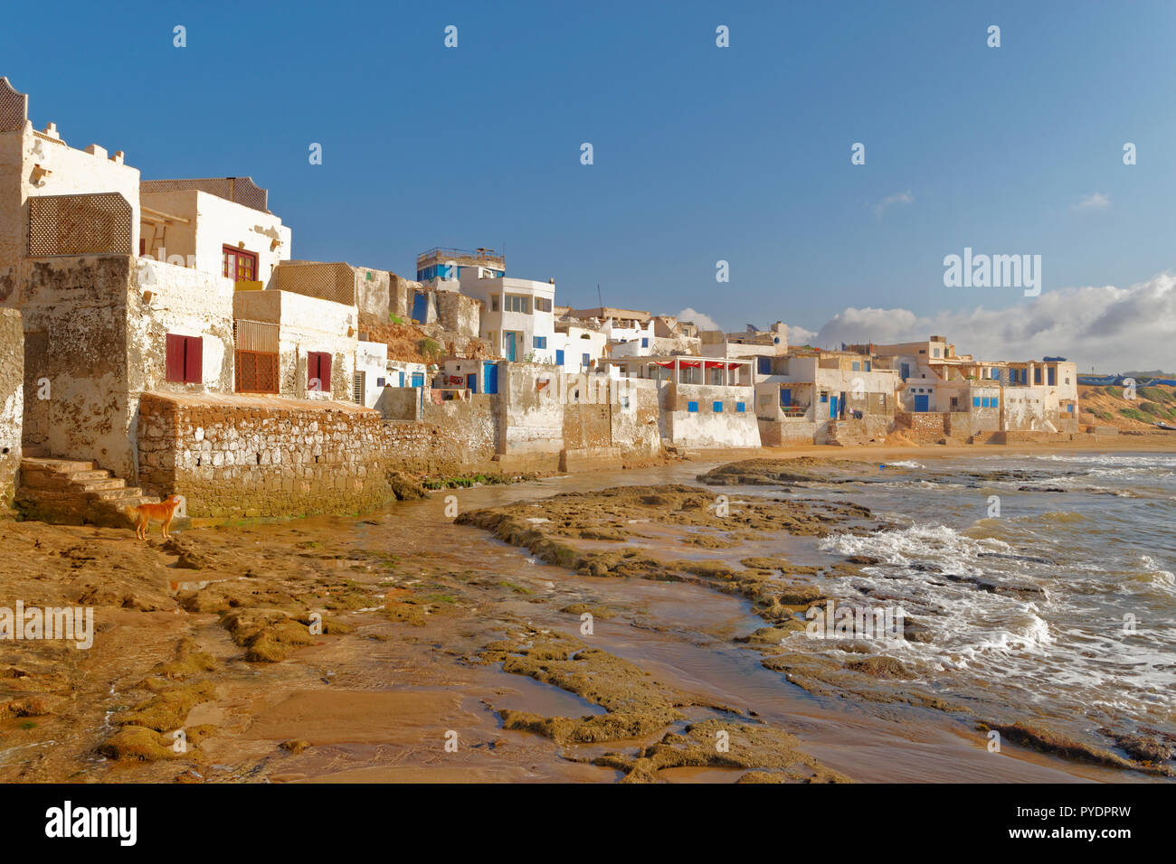 Marokkanischen Atlantik Fischerdorf Tifnit, südlich von Agadir, Marokko, North West Afrika. Stockfoto