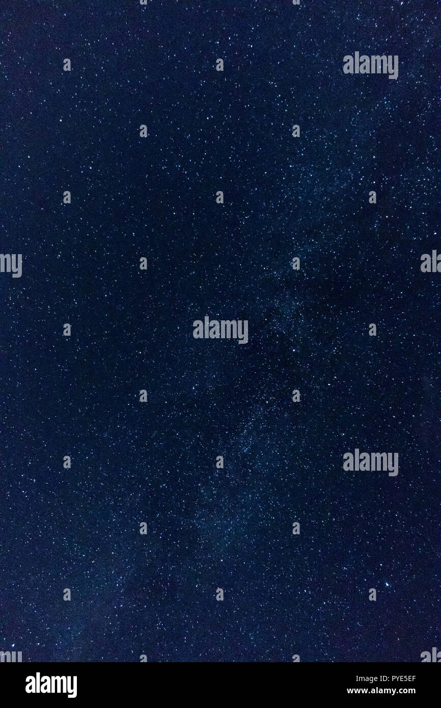 Eine blaue Nacht Star Sky Szene Stockfoto