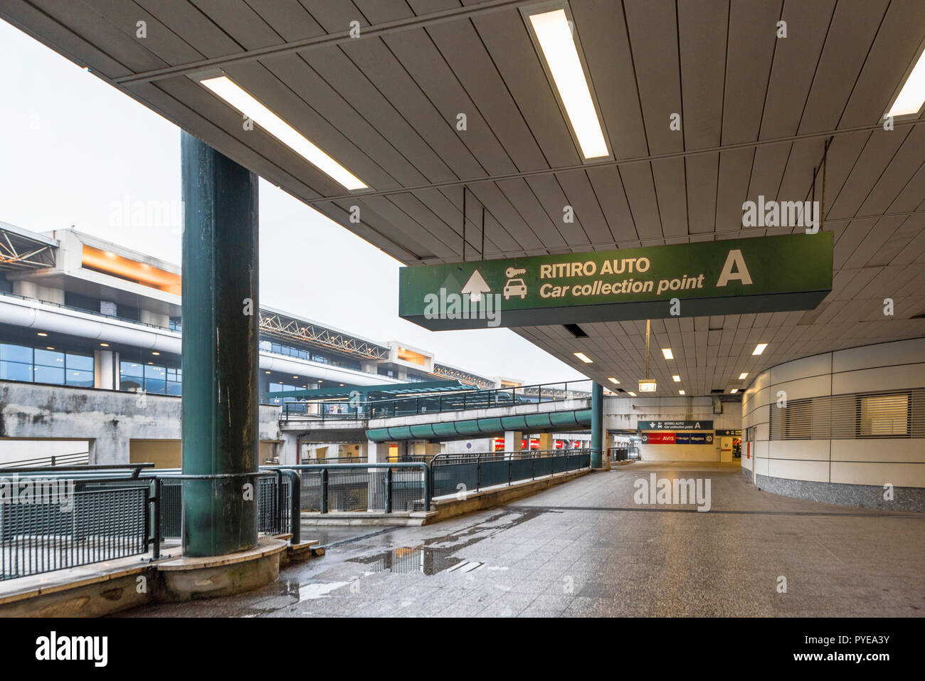Moderne Struktur der Flughafen Malpensa in Mailand Stockfoto