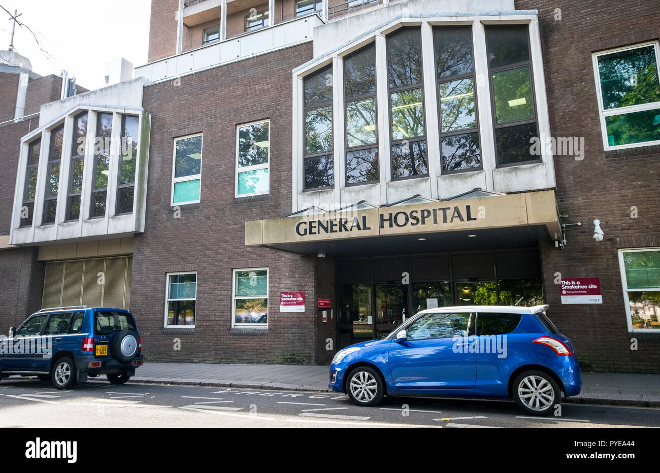 Jersey General Hospital, St. Helier, Jersey, Channel Islands, Großbritannien Stockfoto