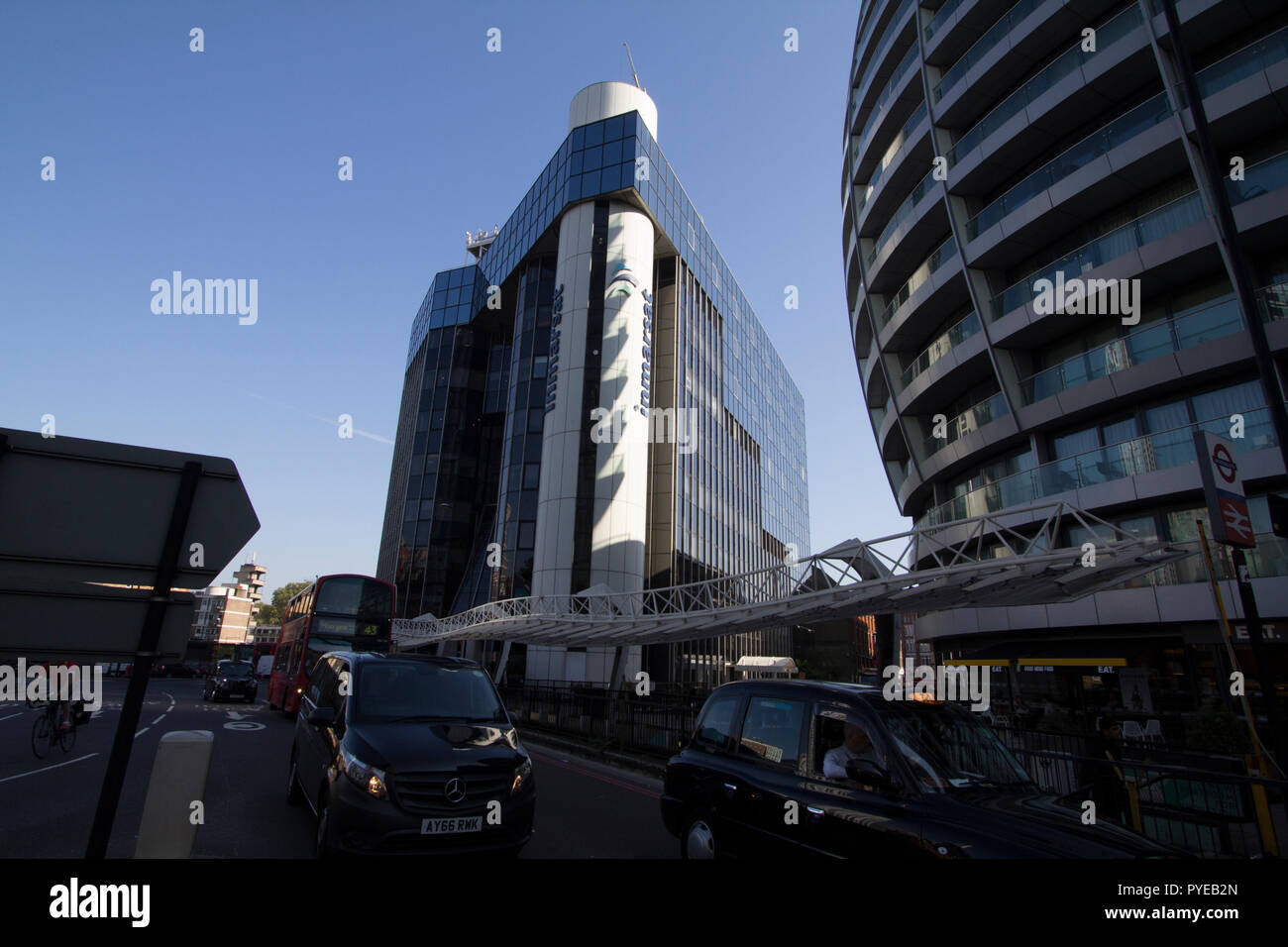 Inmarsat Old Street Silicon Kreisverkehr Stockfoto