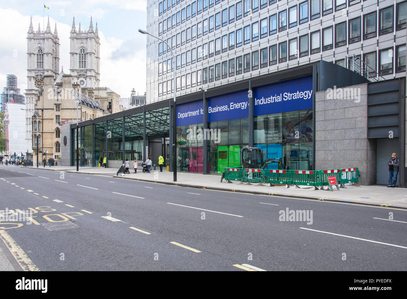 Ministerium für Wirtschaft, Energie und industrielle Strategie, Victoria Street, Westminster, London, UK Stockfoto