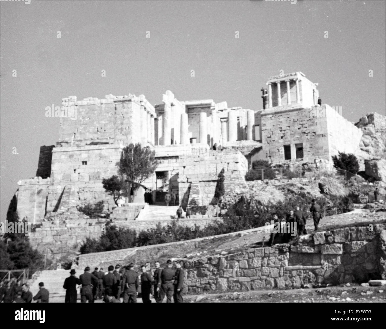Wehrmacht Heer Fronturlaub - deutsche Armee Urlaub Stockfoto