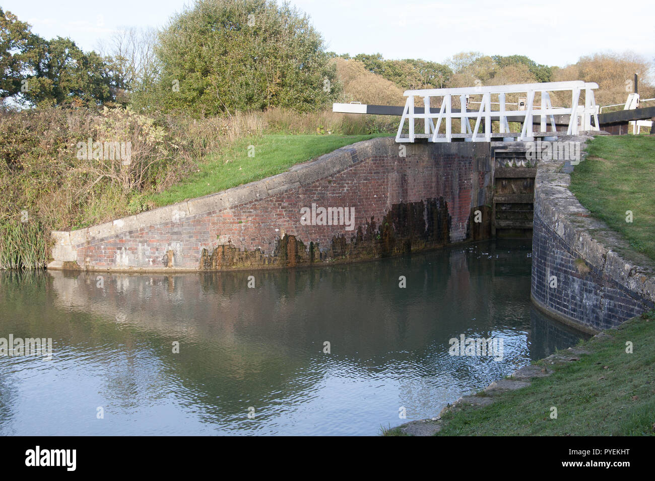Caen Hill Schlösser Kennet und Avon Kanal plant Wiltshire Stockfoto