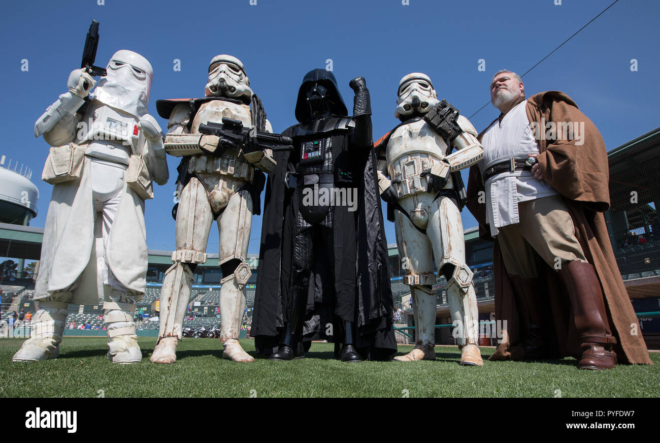 Star Wars Re-enactors in Myrtle Beach, S.C. Stockfoto