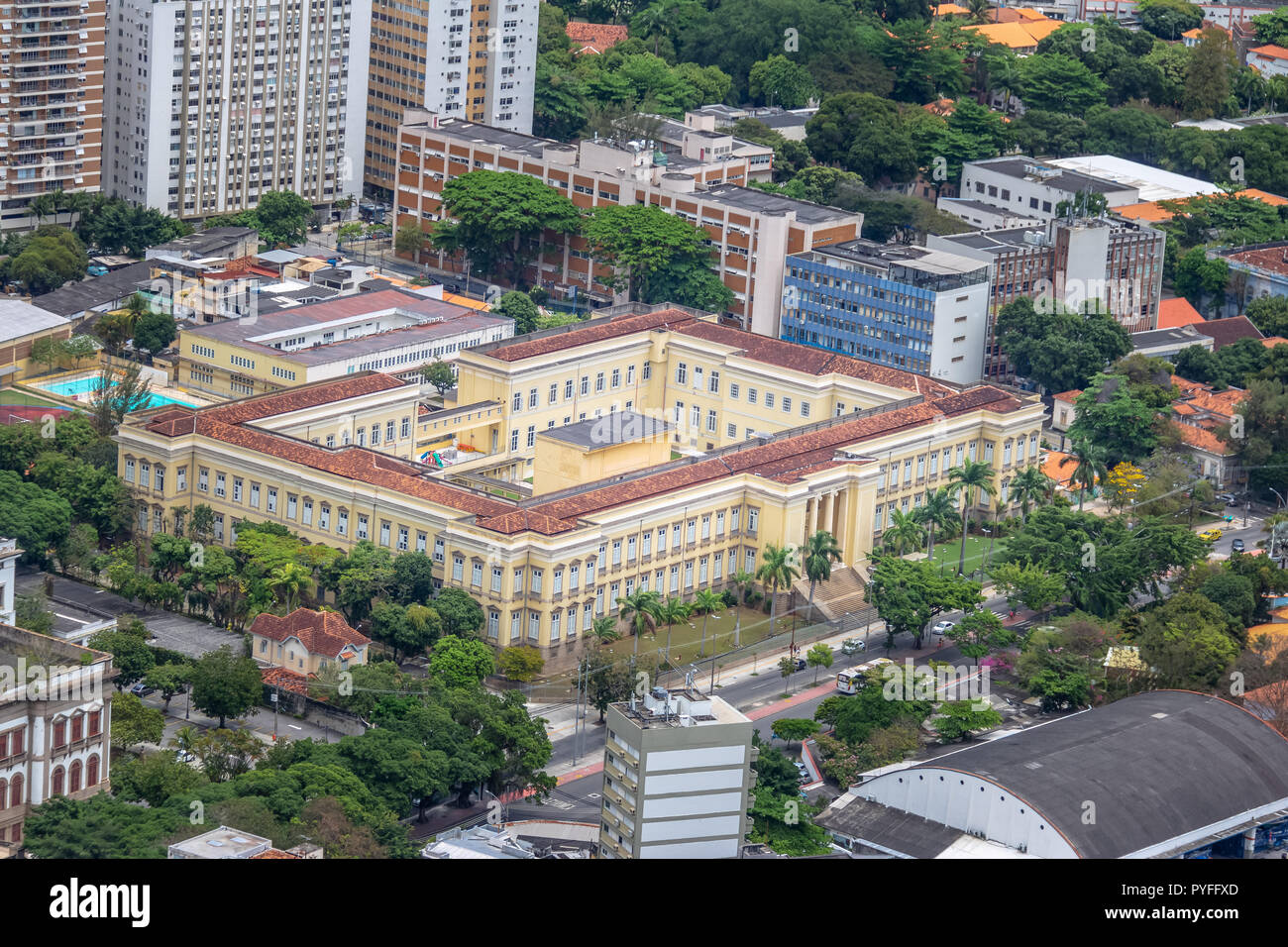 Instituto Benjamin Constant Institut bietet Ausbildung für Sehbehinderte - Rio de Janeiro, Brasilien Stockfoto
