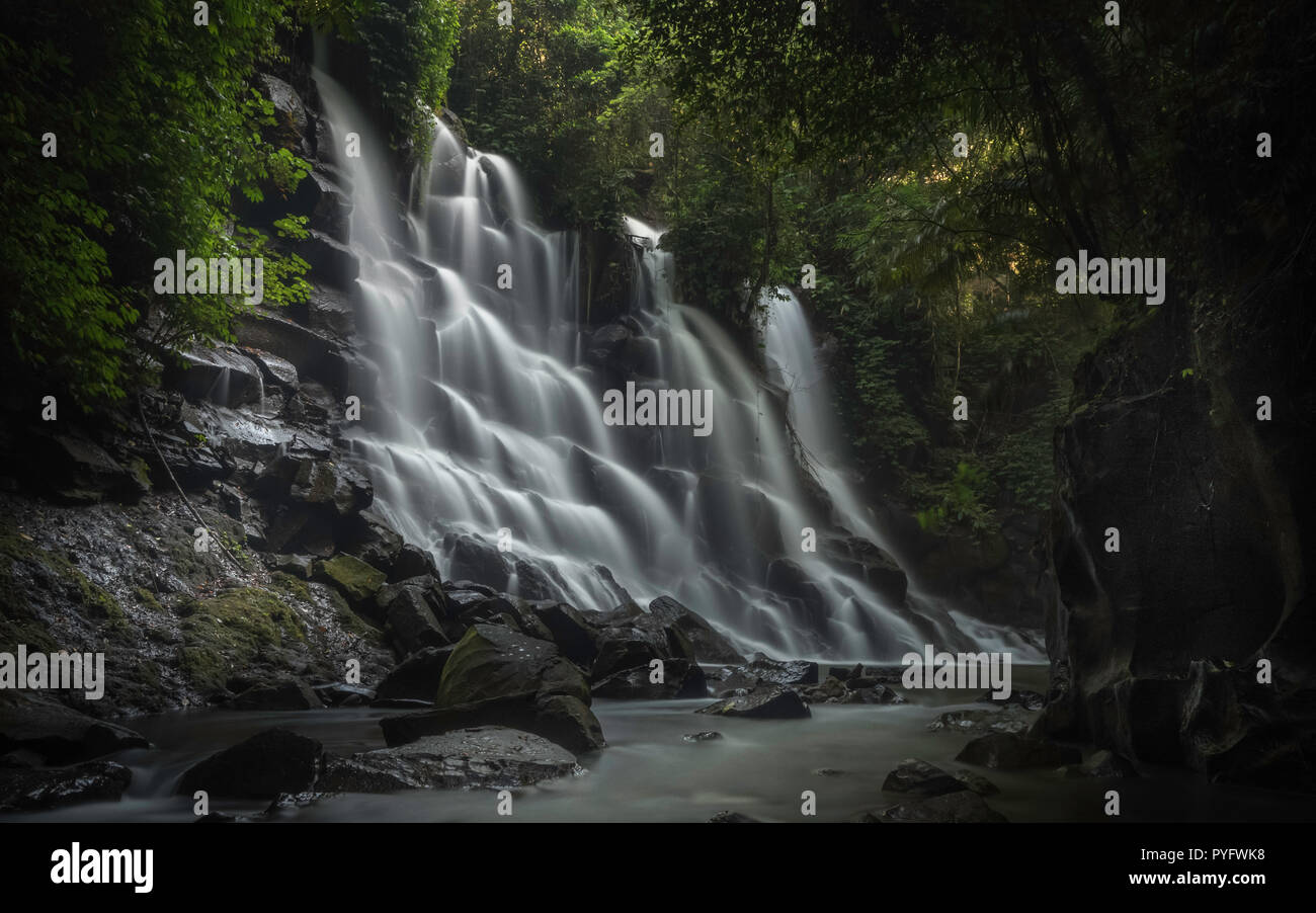 Kanto Lampo Wasserfall, Bali, Indoneisa Stockfoto