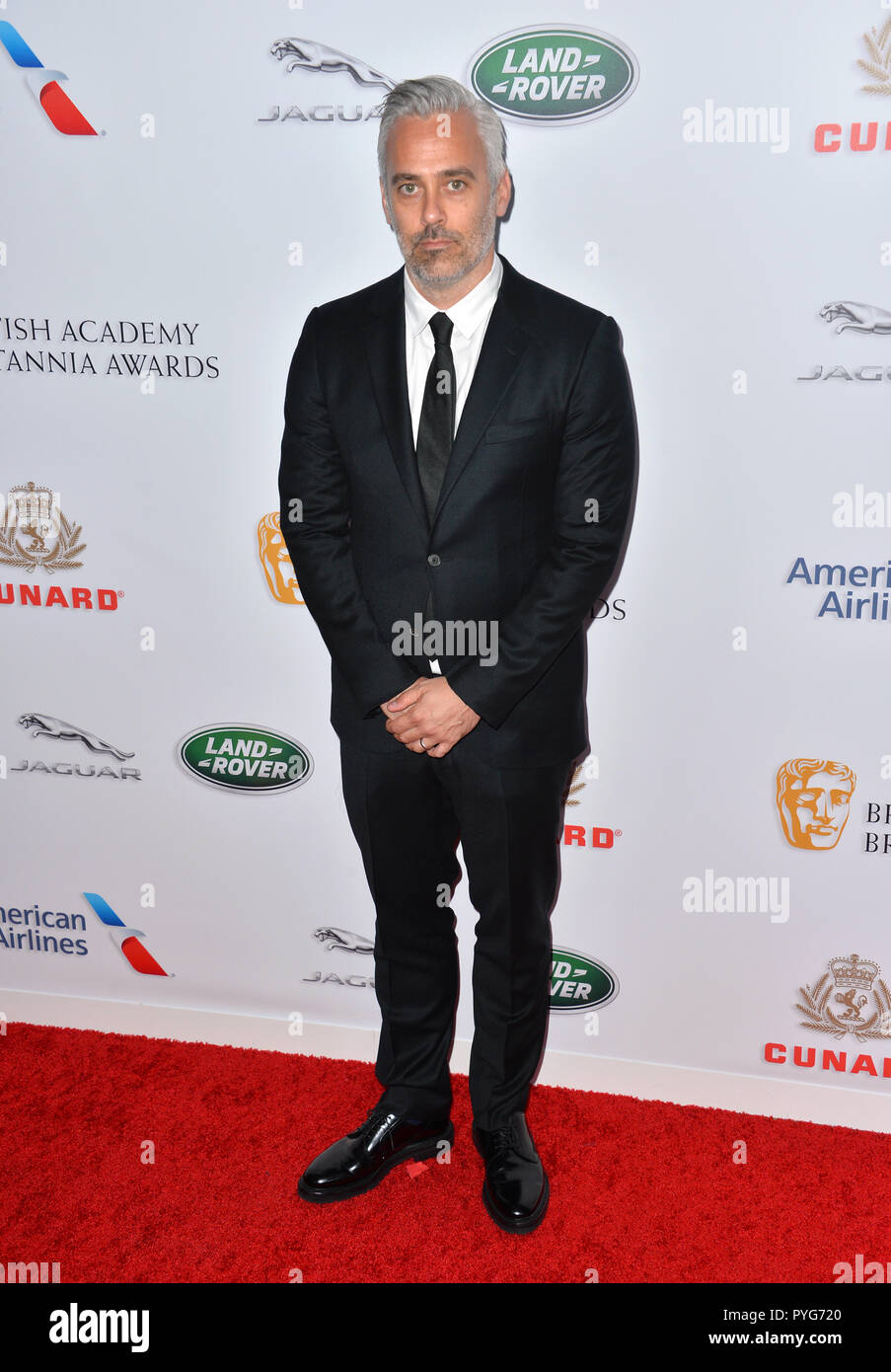 Beverly Hills, Kalifornien, USA. Oktober 26, 2018: Iain Canning am 2018 British Academy Britannia Awards im Beverly Hilton Hotel. Bild: Paul Smith/Featureflash Credit: Paul Smith/Alamy leben Nachrichten Stockfoto