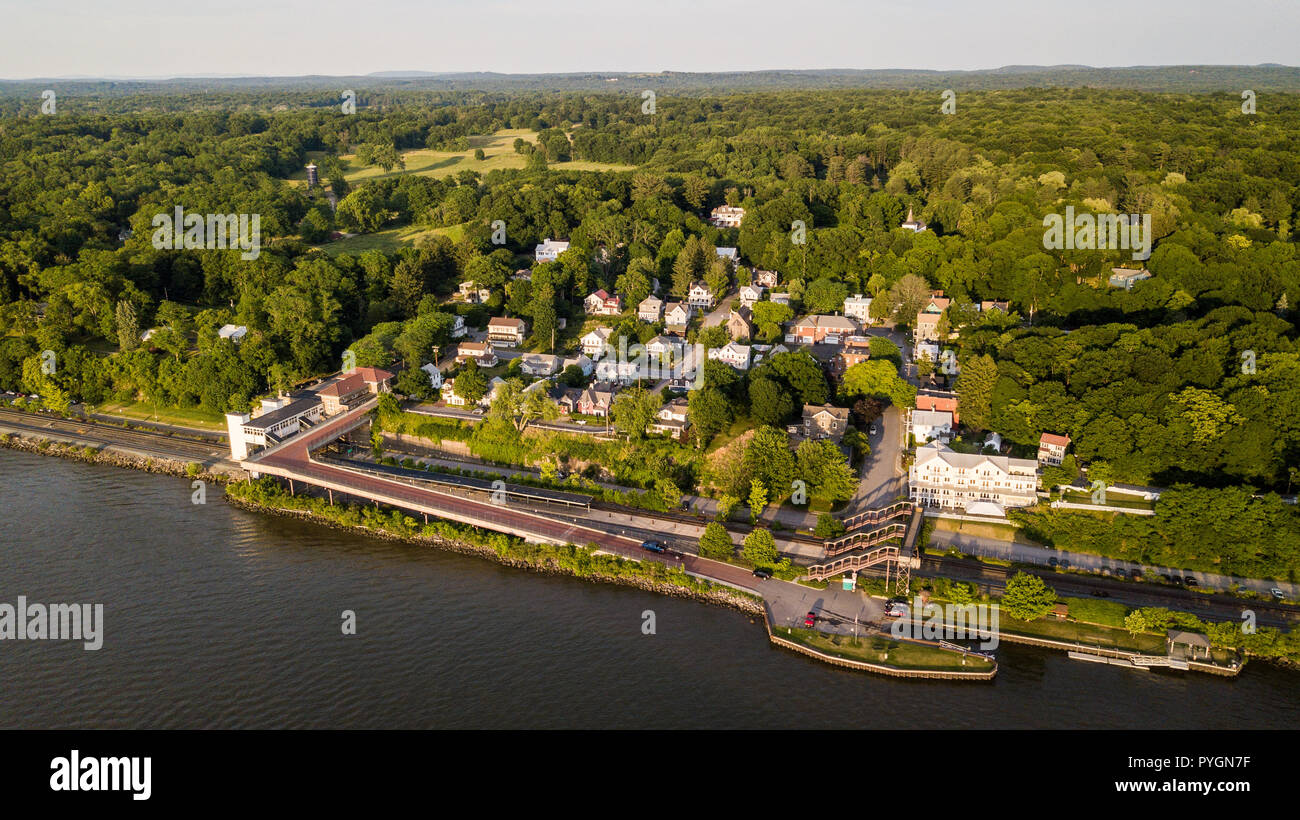 Bahnhof Rhinecliff, New York, USA Stockfoto
