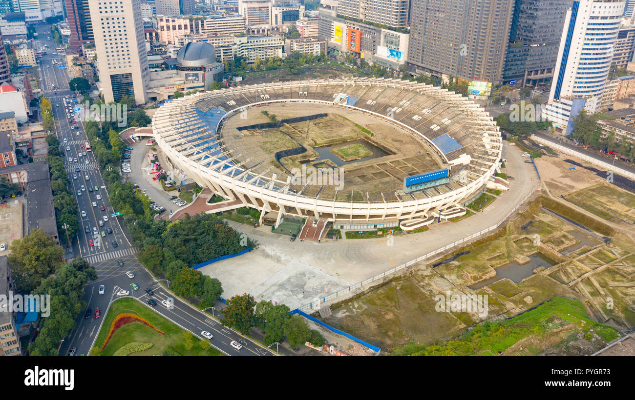 Chengdu Sportzentrum, Chengdu, China Stockfoto