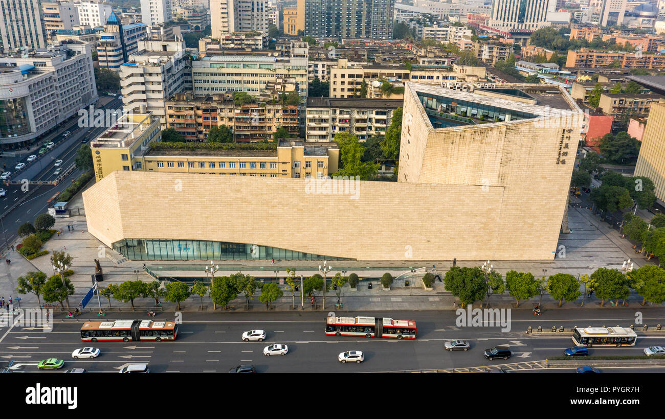 Kunst Museum von Sichuan, Chengdu, China Stockfoto