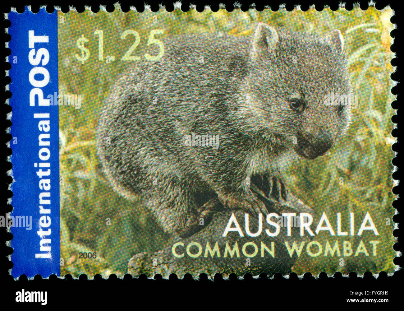 Poststempel Stempel aus Australien in die Fauna Serie in 2006. Stockfoto