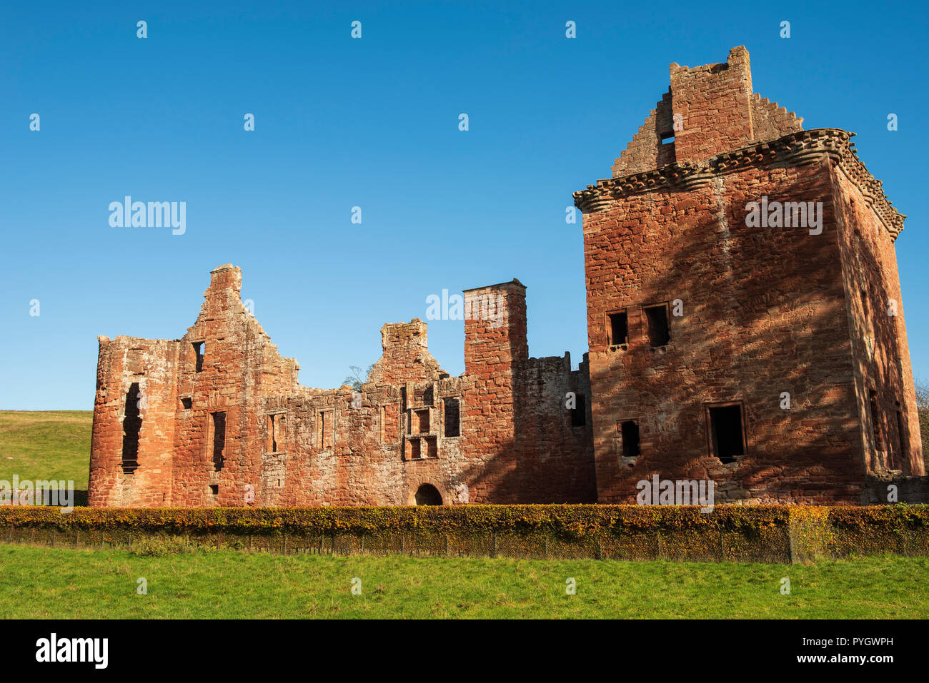 Edzell Castle, Edzell, Angus, Schottland. Stockfoto