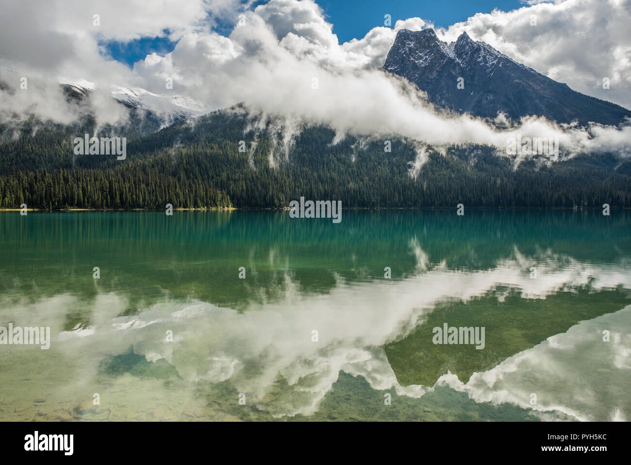 Emerald Lake, Yoho NP, British Columbia, Kanada, von Bruce Montagne/Dembinsky Foto Assoc Stockfoto