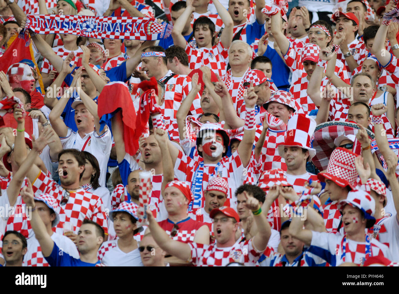 Kroatische Fans Stockfotos und bilder Kaufen Alamy