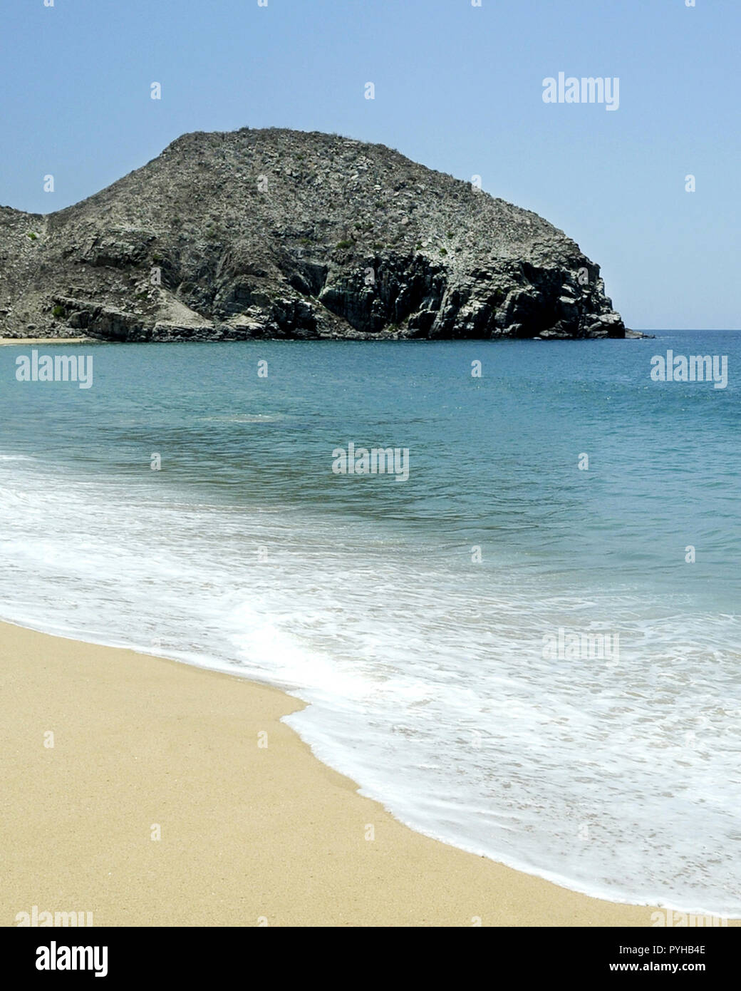 Punta Lobos Strand, Todos Santos Baja California Sur. Mexiko Stockfoto Punta Lobos Strand, Todos Santos Baja California Sur. Mexiko Stockfoto