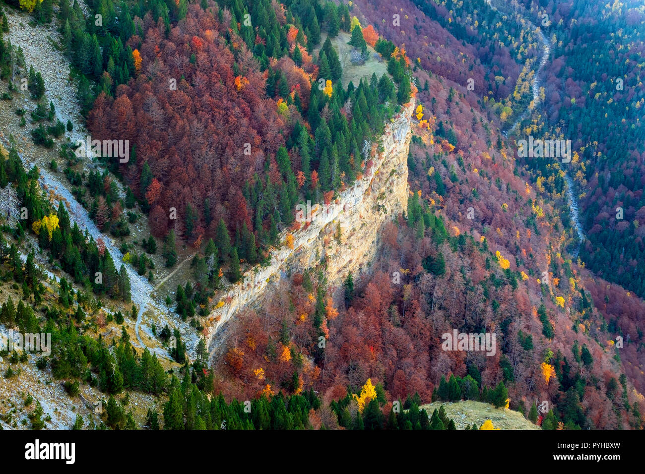 Nationalpark von Ordesa und Monte Perdido. Spanischen Pyrenäen. Stockfoto