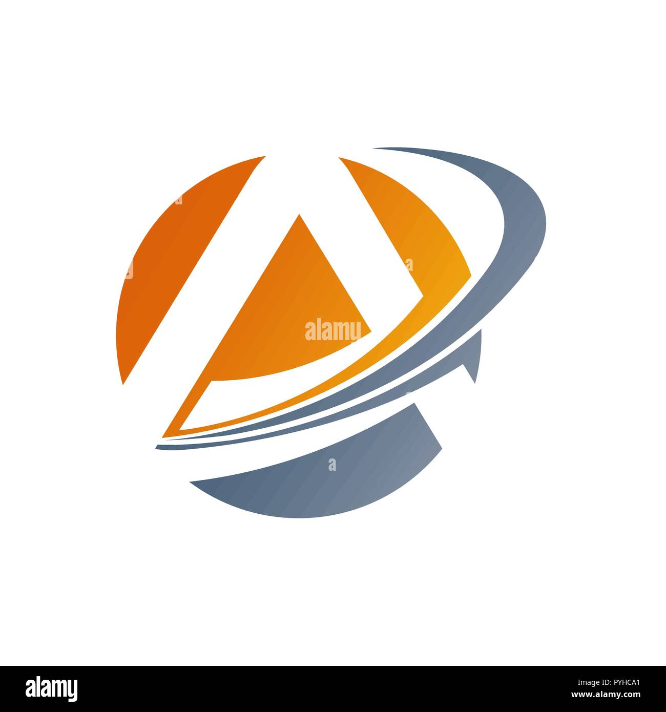 Einen Brief Logo Business Template Vektor Icon Design Stock Vektor