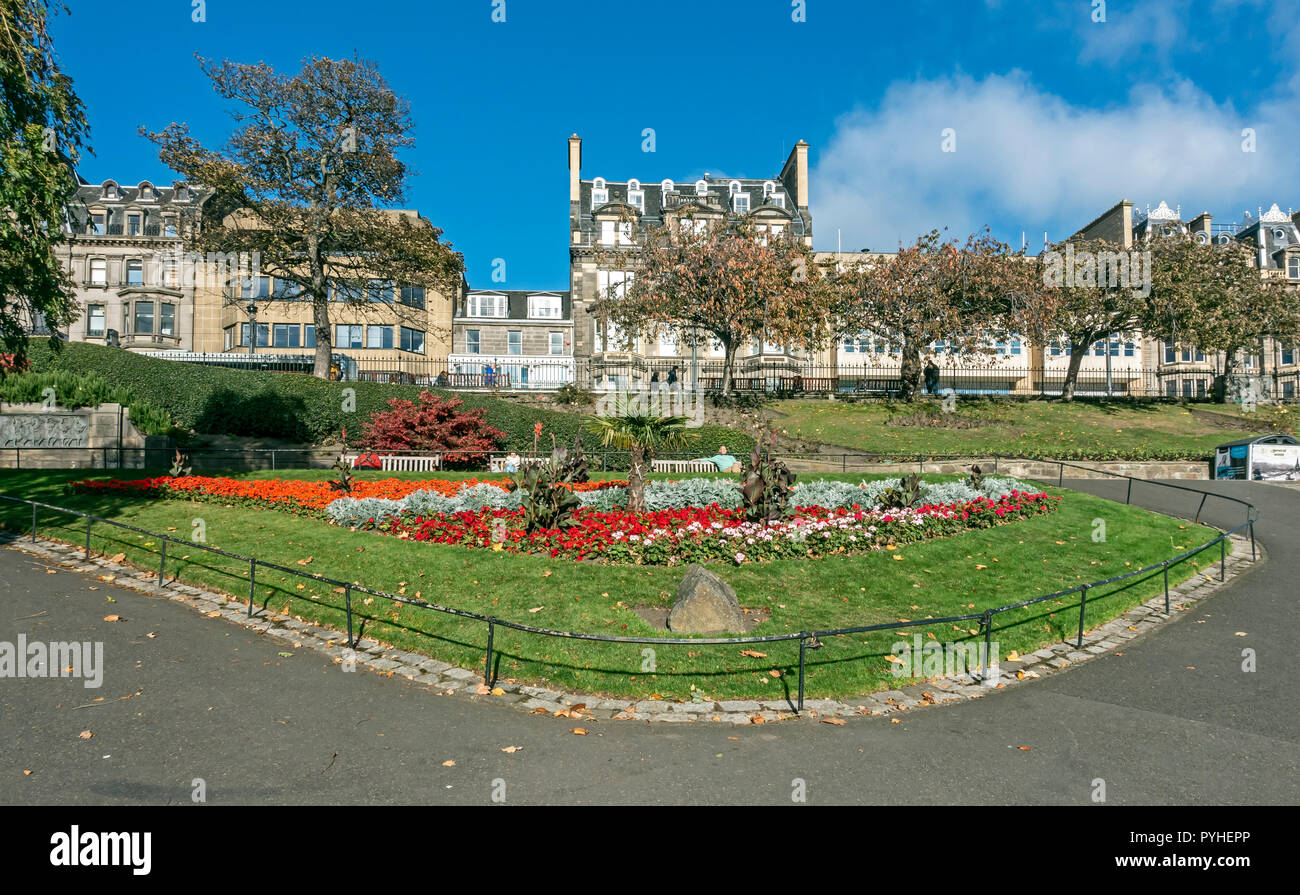 Die Princes Street Gardens Edinburgh Schottland Großbritannien Stockfoto