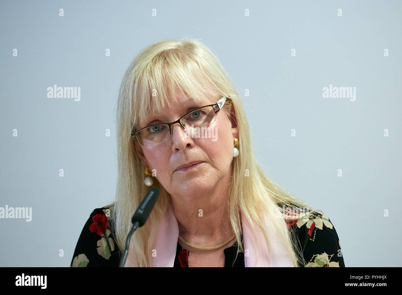 Berlin, Deutschland - Prof. Dr. Susanne Schroeter, Direktor des Frankfurter Zentrums für globalen Islam. Stockfoto