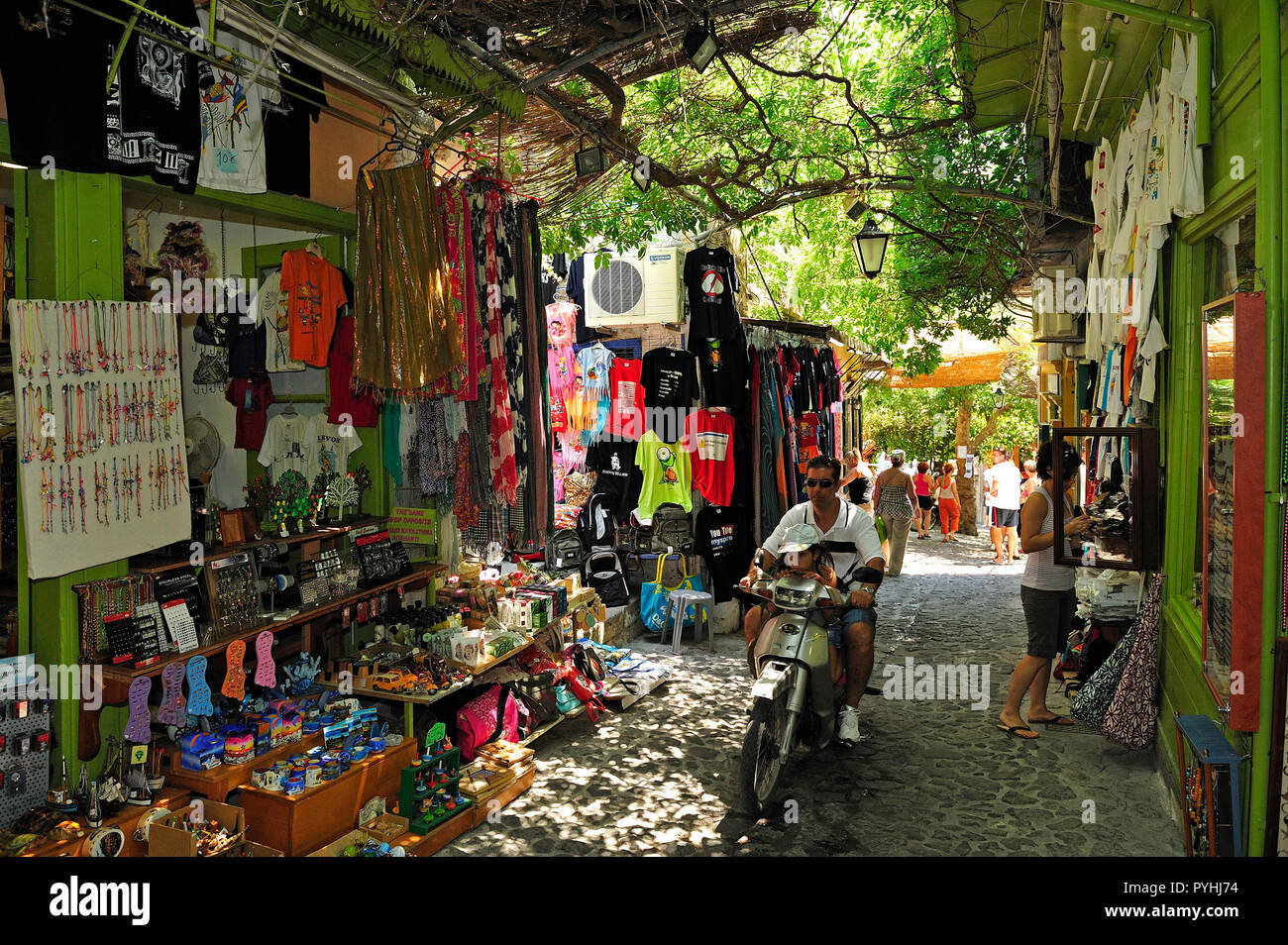 Griechenland, Lesbos-Molivos Stockfoto