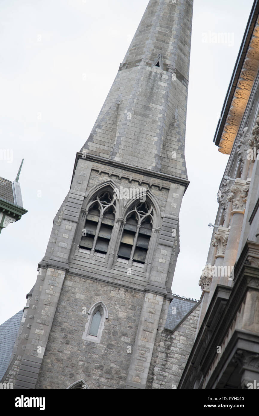 St Andrews Kirche Turm; Dublin; Irland; Stockfoto