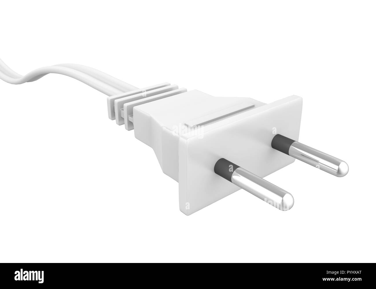 Stecker isoliert Stockfoto