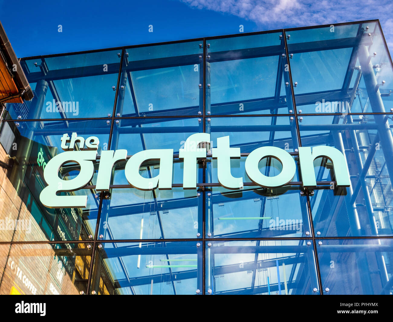 Grafton Centre Cambridge - Eintritt in die renovierte Einkaufszentrum Grafton in Cambridge Großbritannien Stockfoto