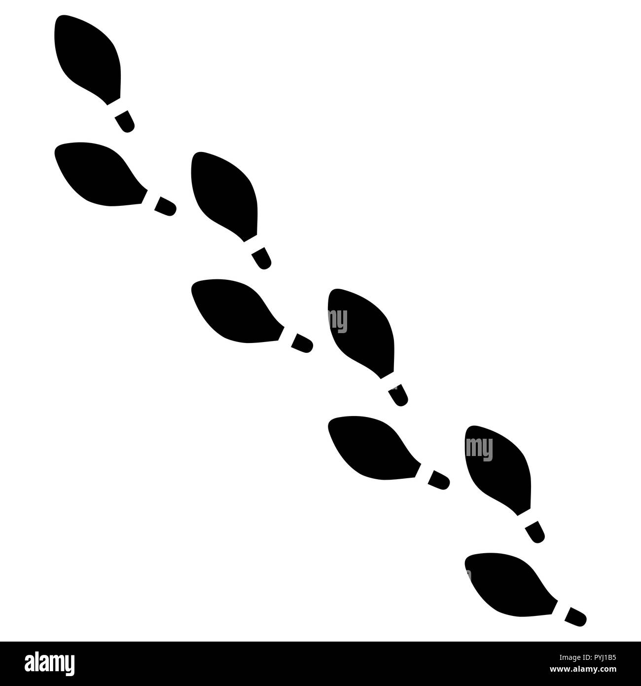 Menschlichen Fuß Vector Illustration Stock Vektor