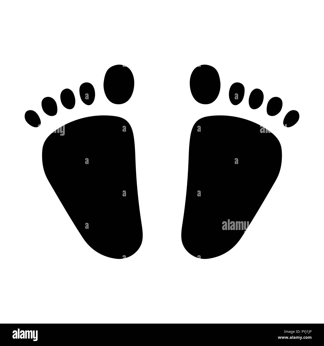 Menschlichen Fuß Vector Illustration Stock Vektor