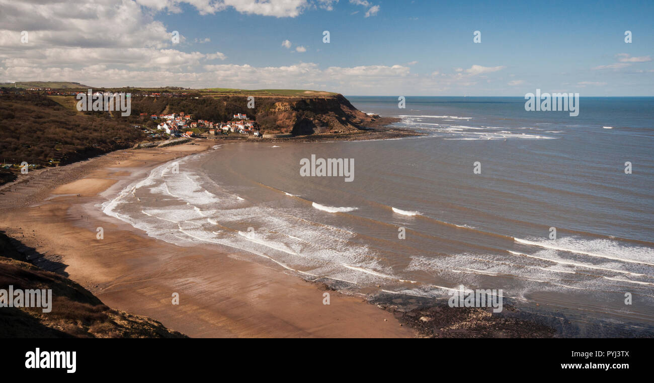 North Yorkshire Coast Stockfoto