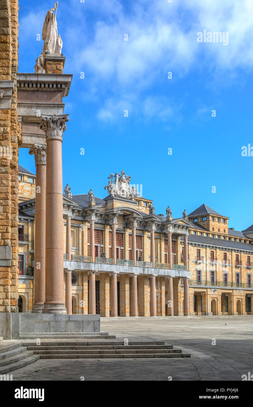 Gijon, Universidad Laboral de Gijón, Asturien, Spanien, Europa Stockfoto