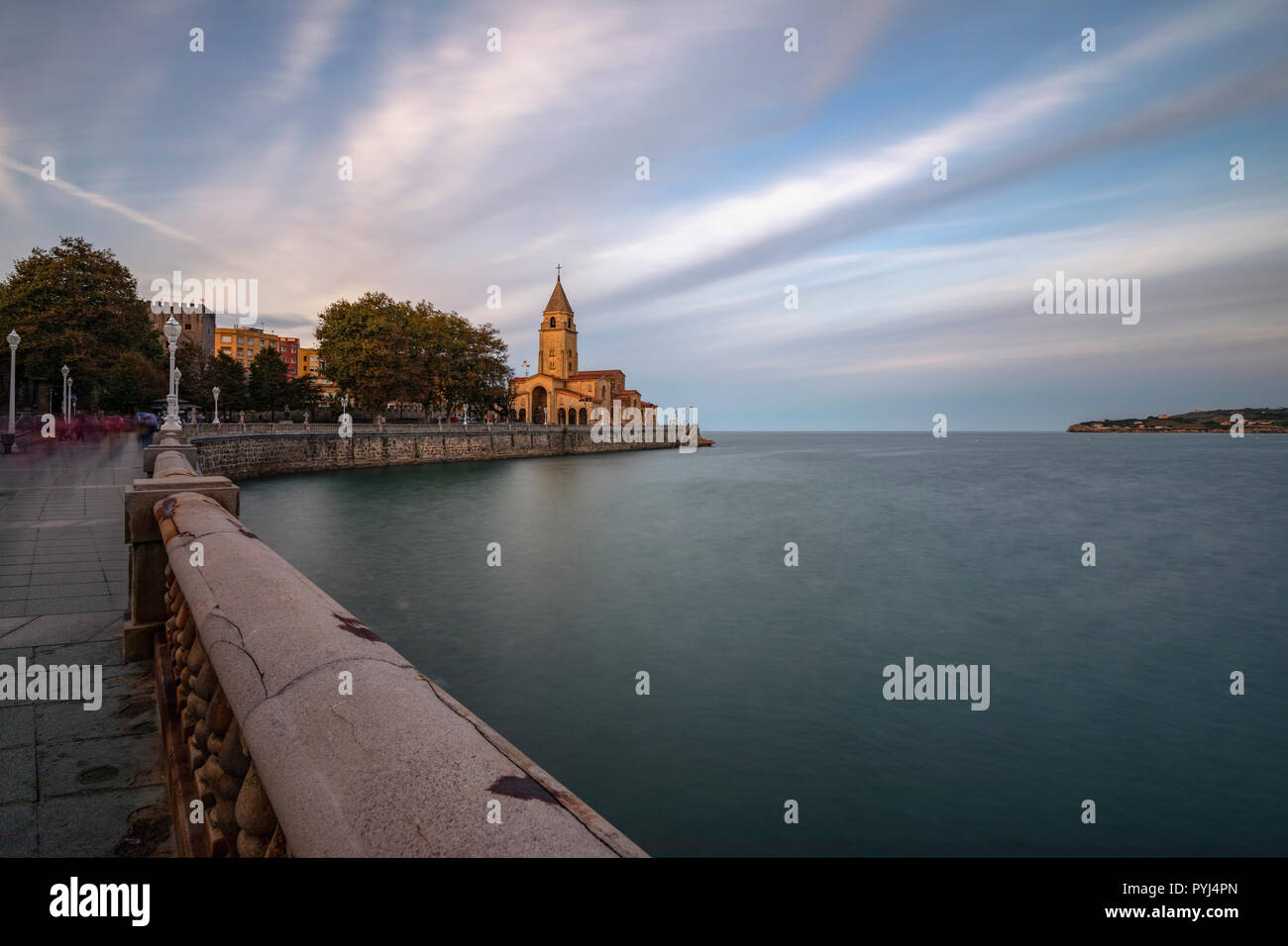 Gijón, Asturien, Spanien, Europa Stockfoto